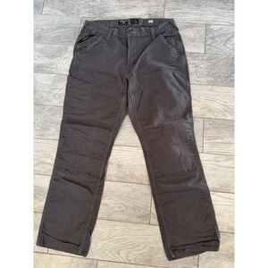 Ariat Rebar M4 Pants Relaxed Straight 34x32 Mens 34 x 32 Double knee Pant Gray
